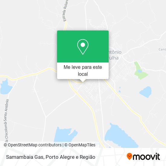 Samambaia Gas mapa