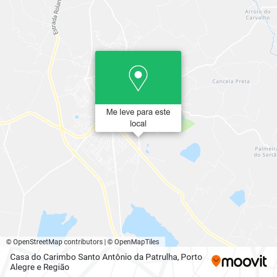 Casa do Carimbo Santo Antônio da Patrulha mapa