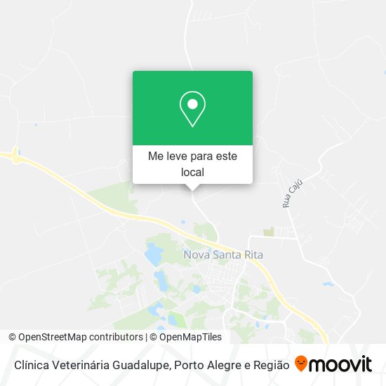 Clínica Veterinária Guadalupe mapa