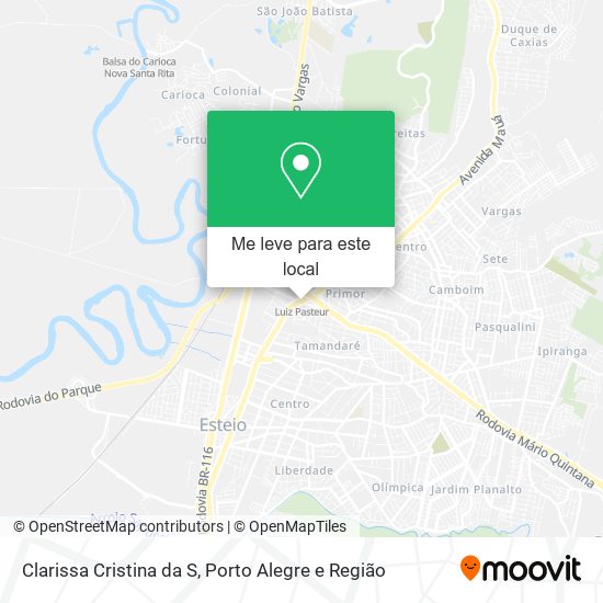 Clarissa Cristina da S mapa