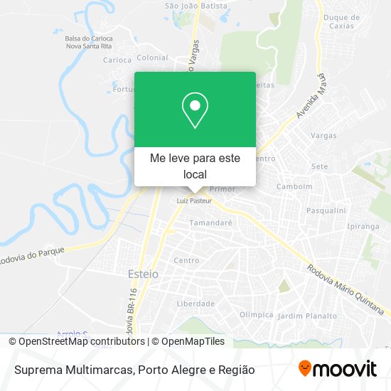 Suprema Multimarcas mapa