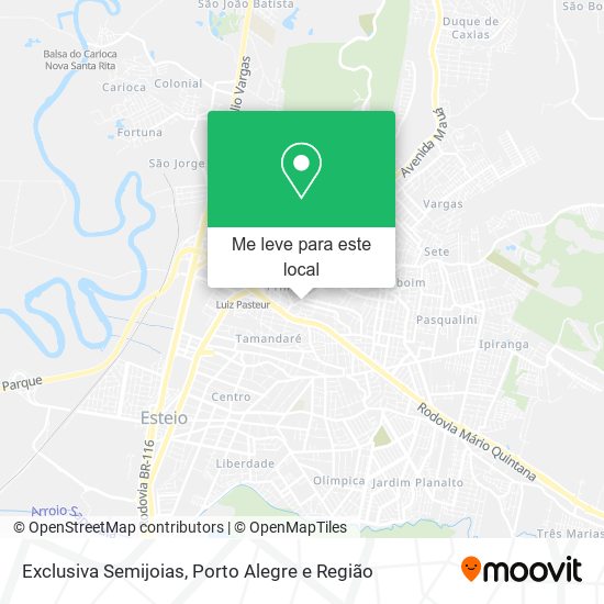 Exclusiva Semijoias mapa