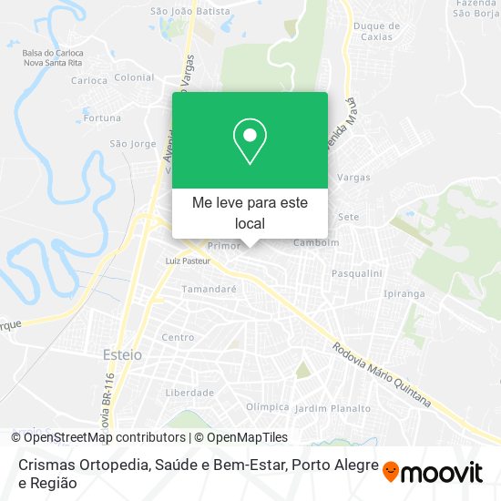 Crismas Ortopedia, Saúde e Bem-Estar mapa