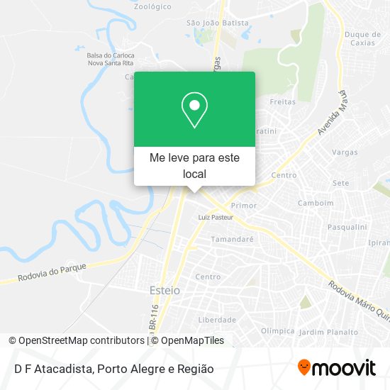 D F Atacadista mapa