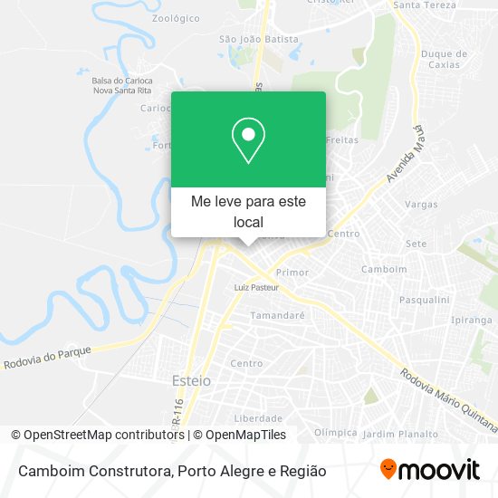 Camboim Construtora mapa