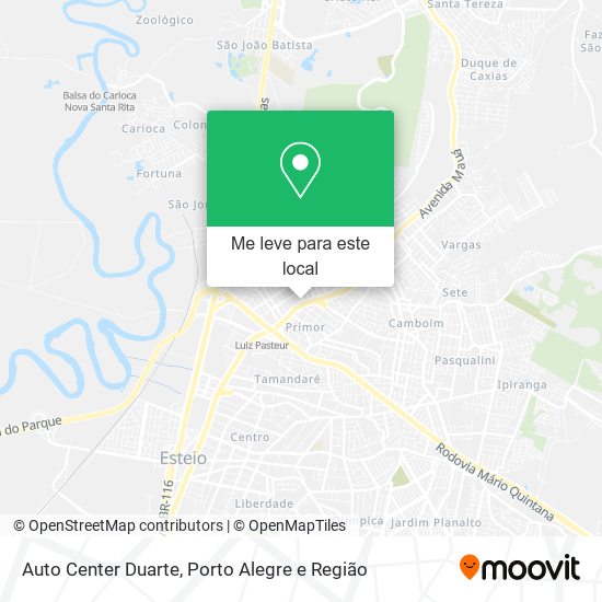 Auto Center Duarte mapa
