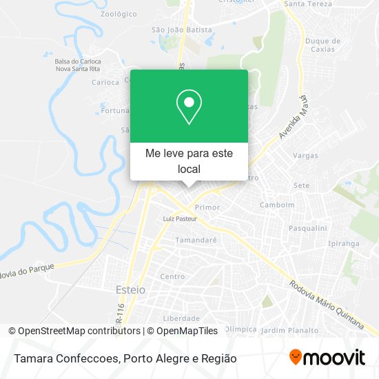 Tamara Confeccoes mapa