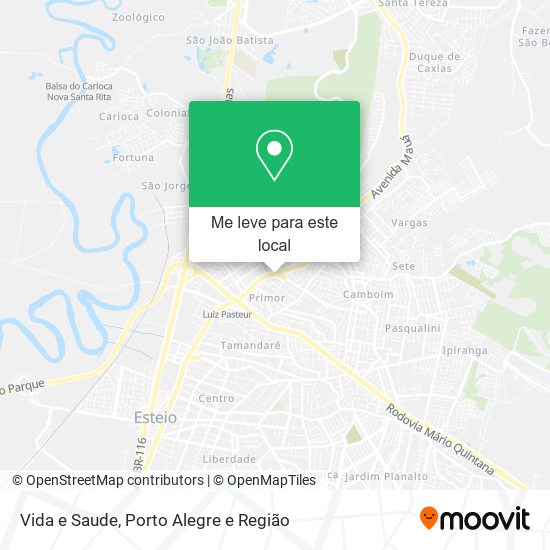 Vida e Saude mapa