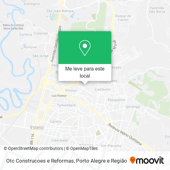 Otc Construcoes e Reformas mapa