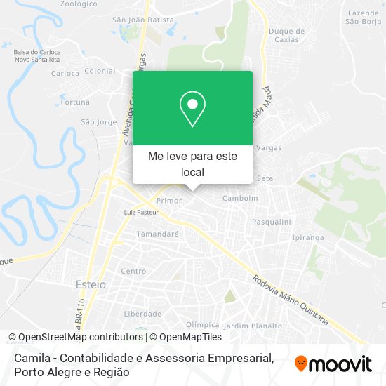 Camila - Contabilidade e Assessoria Empresarial mapa