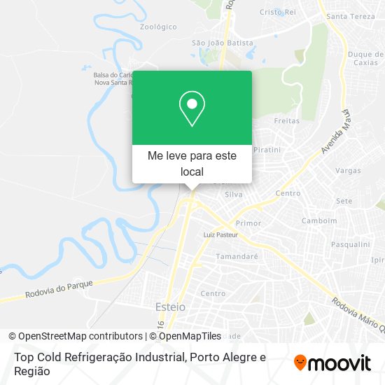 Top Cold Refrigeração Industrial mapa