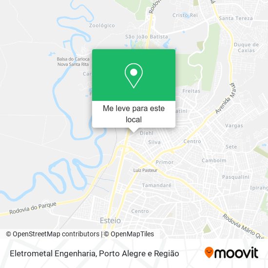 Eletrometal Engenharia mapa