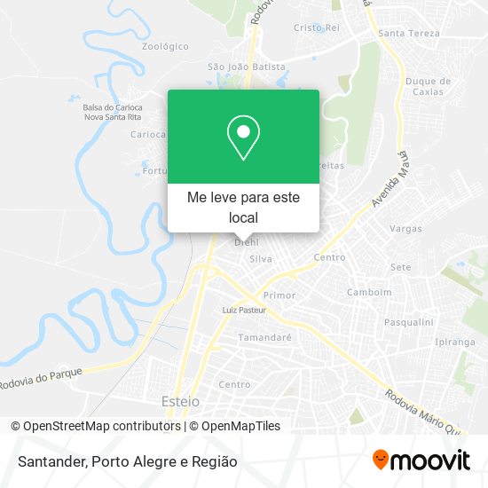Santander mapa