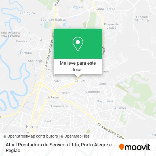 Atual Prestadora de Servicos Ltda mapa