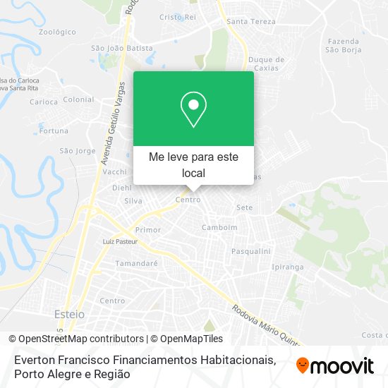 Everton Francisco Financiamentos Habitacionais mapa