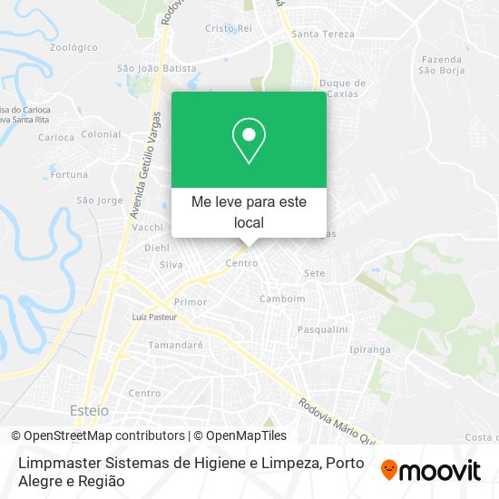 Limpmaster Sistemas de Higiene e Limpeza mapa
