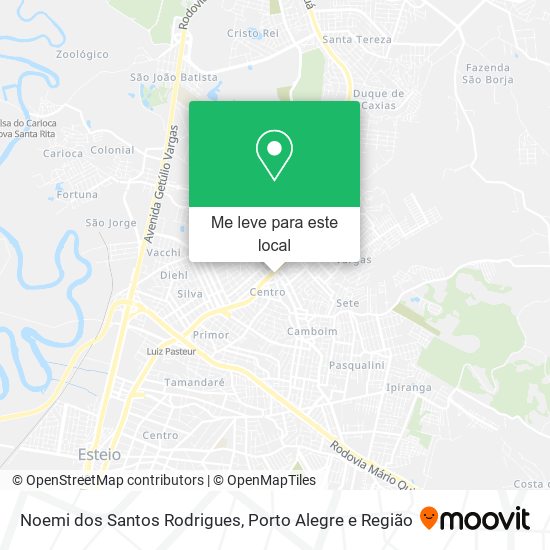 Noemi dos Santos Rodrigues mapa