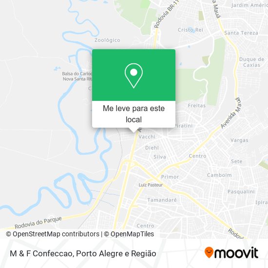 M & F Confeccao mapa