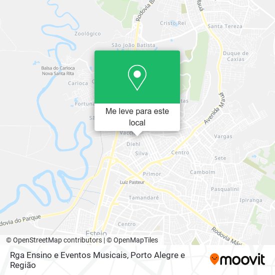 Rga Ensino e Eventos Musicais mapa