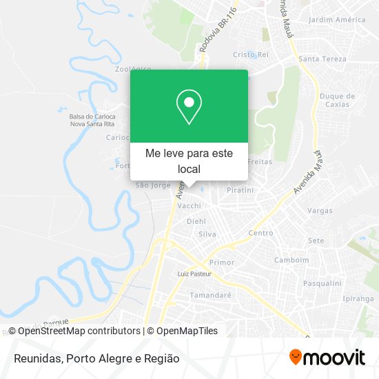 Reunidas mapa