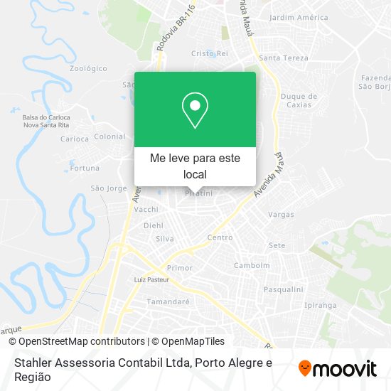 Stahler Assessoria Contabil Ltda mapa