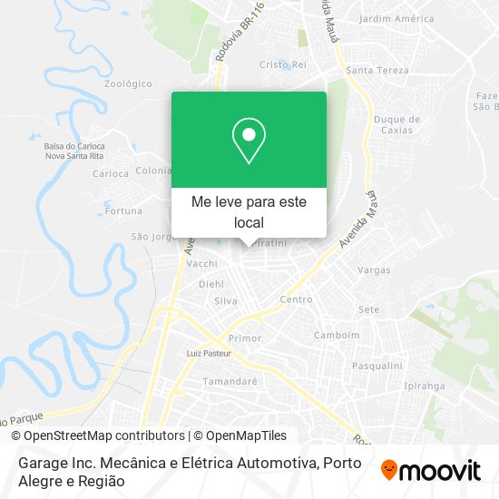 Garage Inc. Mecânica e Elétrica Automotiva mapa