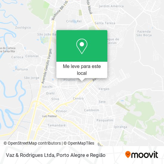 Vaz & Rodrigues Ltda mapa