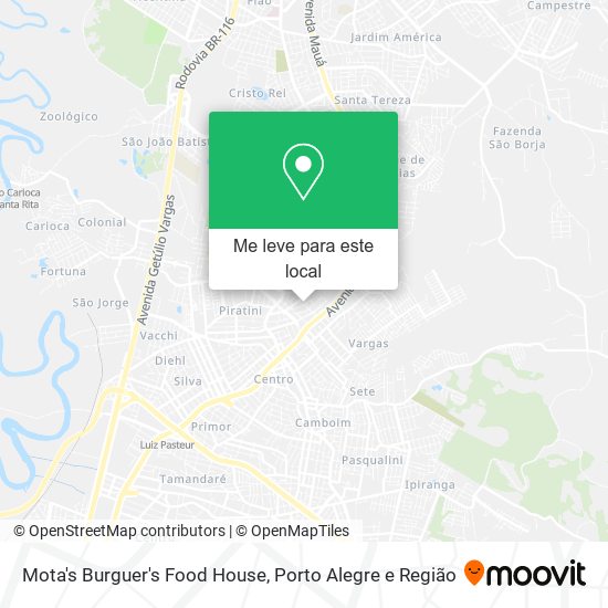 Mota's Burguer's Food House mapa