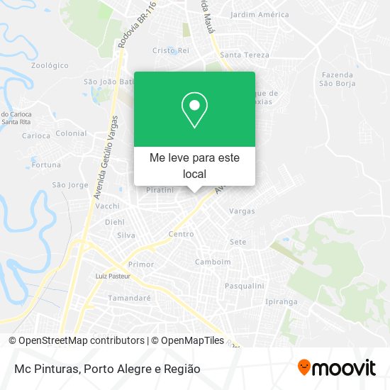 Mc Pinturas mapa