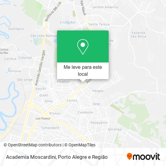 Academia Moscardini mapa