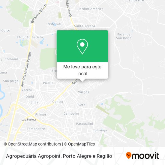 Agropecuária Agropoint mapa
