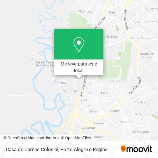 Casa de Carnes Colonial mapa