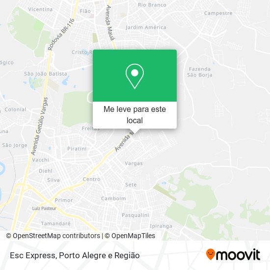 Esc Express mapa