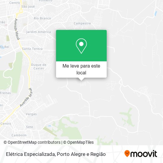 Elétrica Especializada mapa