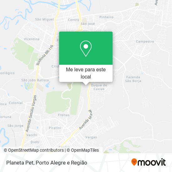 Planeta Pet mapa