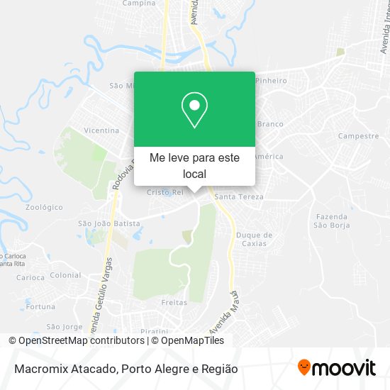 Macromix Atacado mapa