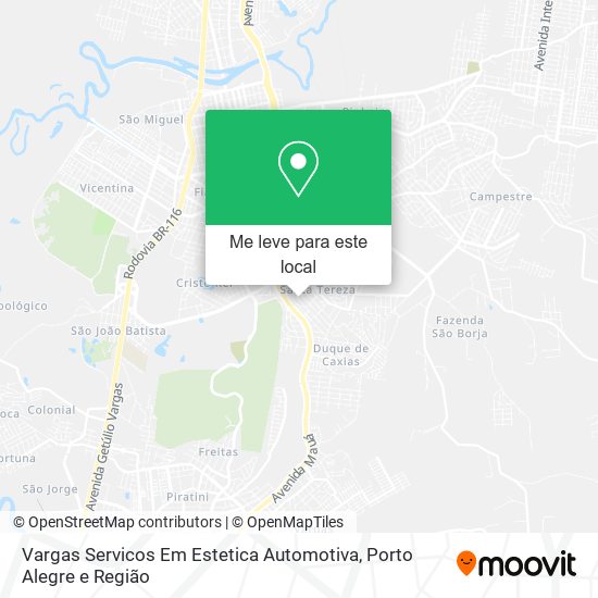 Vargas Servicos Em Estetica Automotiva mapa