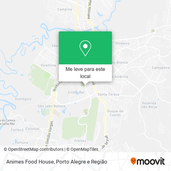 Animes Food House mapa