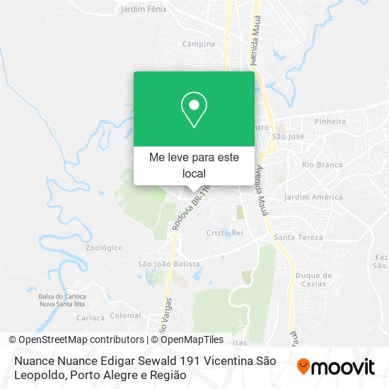 Nuance Nuance Edigar Sewald 191 Vicentina São Leopoldo mapa