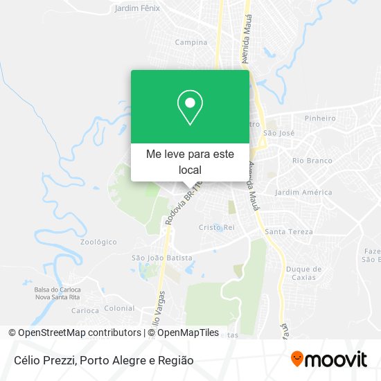 Célio Prezzi mapa