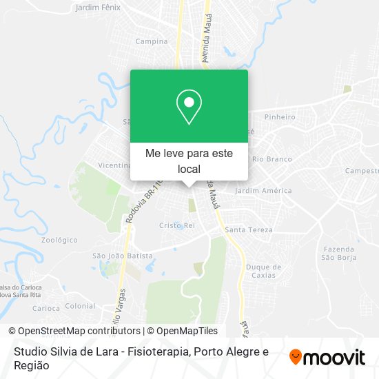 Studio Silvia de Lara - Fisioterapia mapa