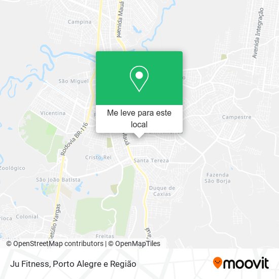 Ju Fitness mapa