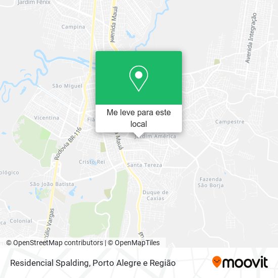 Residencial Spalding mapa