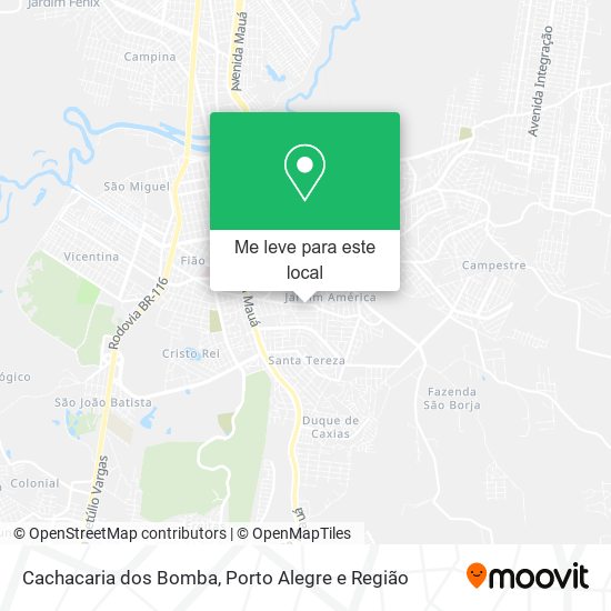 Cachacaria dos Bomba mapa