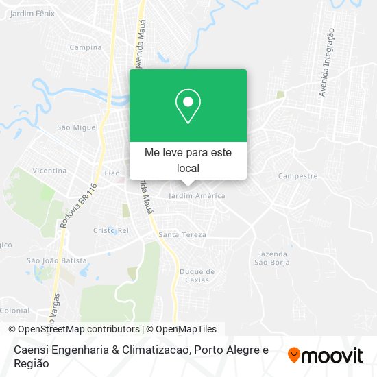 Caensi Engenharia & Climatizacao mapa
