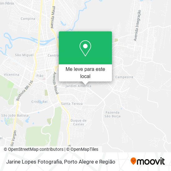Jarine Lopes Fotografia mapa