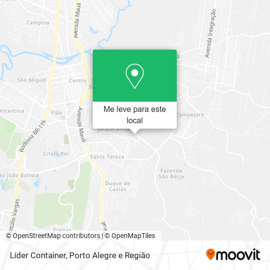 Líder Container mapa
