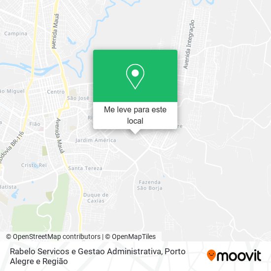 Rabelo Servicos e Gestao Administrativa mapa