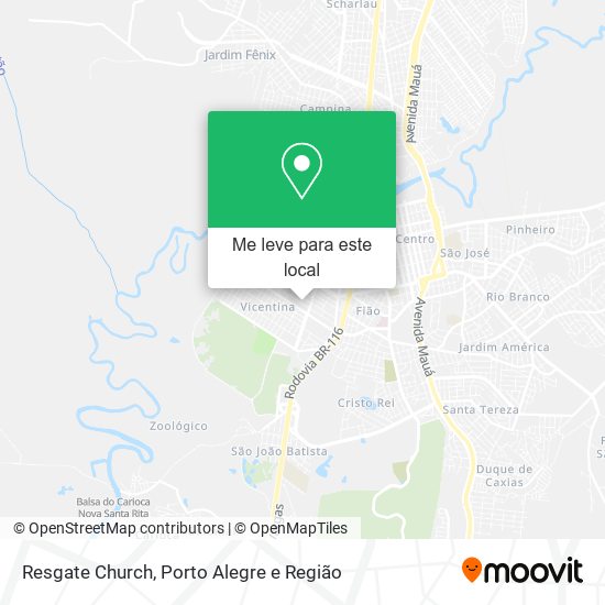 Resgate Church mapa