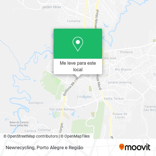 Newrecycling mapa